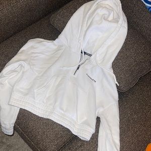 Cropped hoodie! White no stains